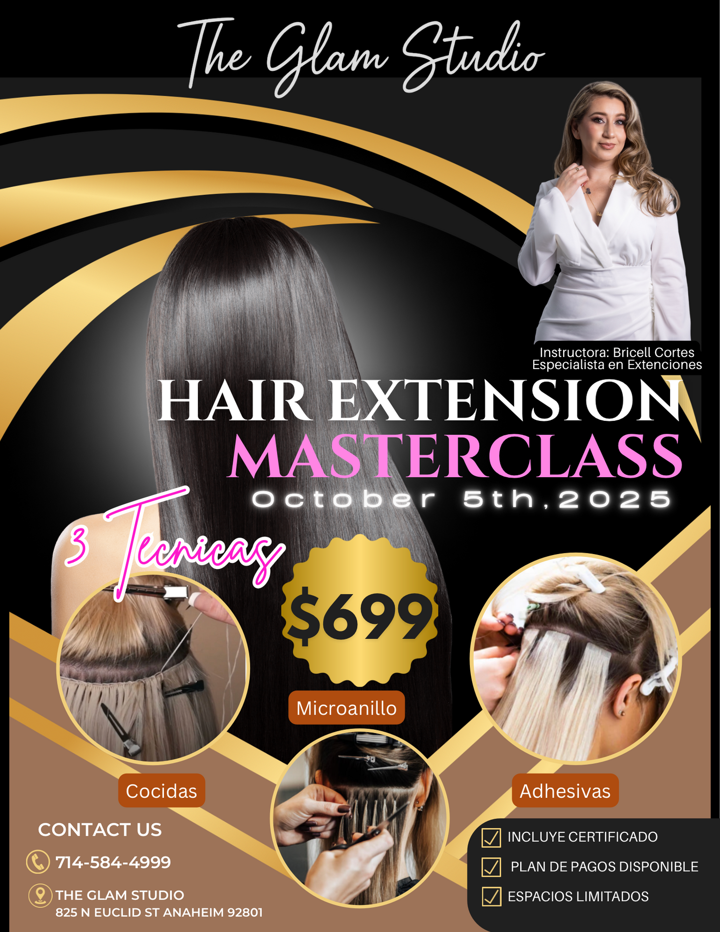 MasterClass de Extensiones de Cabello