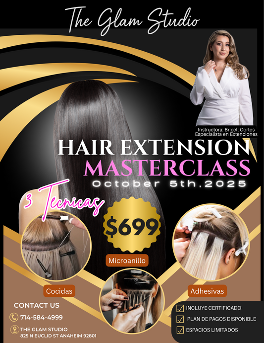 MasterClass de Extensiones de Cabello